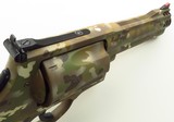 Smith & Wesson Model 460 XVR .460 Magnum, custom camo finish, 5-inch, brake, pristine bore, extras, cased, over 95 percent - Image 4 of 9