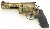 Smith & Wesson Model 460 XVR .460 Magnum, custom camo finish, 5-inch, brake, pristine bore, extras, cased, over 95 percent - Image 3 of 9