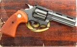 Colt Diamondback .38 Special, 1981, 4-inch, blued, box, at least 98% and likely unfired since proof, layaway - Image 1 of 9