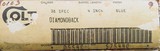 Colt Diamondback .38 Special, 1981, 4-inch, blued, box, at least 98% and likely unfired since proof, layaway - Image 9 of 9