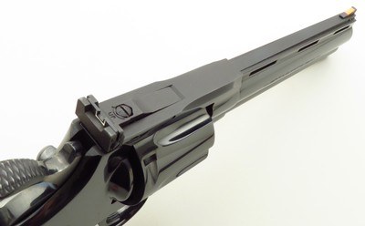 Colt Python .357 Magnum, 1995, 6-inch, polished blue, likely unfired, case, at least 98 percent, layaway - Image 4 of 9