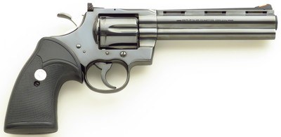 Colt Python .357 Magnum, 1995, 6-inch, polished blue, likely unfired, case, at least 98 percent, layaway - Image 2 of 9