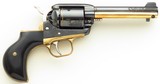 Gary Reeder Bandit 9mm, Single Six frame, 4.65-inch, scalloped, brass bird's head, free wheeling, tuned, box, layaway - Image 2 of 9