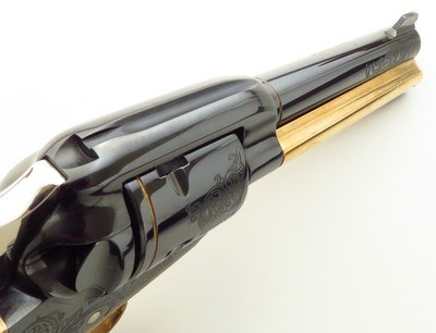 Gary Reeder Bandit 9mm, Single Six frame, 4.65-inch, scalloped, brass bird's head, free wheeling, tuned, box, layaway - Image 4 of 9