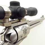 Gary Reeder Professional Hunter .41 GNR #2, Reeder stretch frame, serial GNR-018, 8-inch, Gunfighter grip, scope, T/C barrel, dies, ammo, 95%, layaway - Image 4 of 9