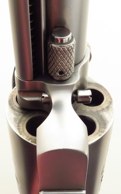 Gary Reeder Professional Hunter .41 GNR #2, Reeder stretch frame, serial GNR-018, 8-inch, Gunfighter grip, scope, T/C barrel, dies, ammo, 95%, layaway - Image 8 of 9