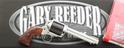 Gary Reeder Ultimate 410 .410 GNR, 6-inch, Bisley hammer, free wheeling, Gunfighter grip, tuned, dies, box, over 95 percent, layaway - Image 1 of 8