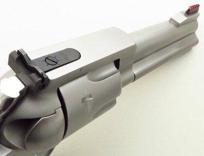 Gary Reeder Perfect Packin' Pistol .44 Special, 4.5-inch, flat top, Bisley hammer, jeweled, box, unfired since proof, 98%, layaway - Image 4 of 9