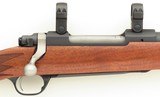Ruger M77 Hawkeye International .270 Winchester, full stock, 18-5-inch, matte, open sights, ring mounts, great bore, over 95 percent - Image 5 of 12