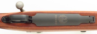 Ruger M77 Hawkeye International .270 Winchester, full stock, 18-5-inch, matte, open sights, ring mounts, great bore, over 95 percent - Image 8 of 12