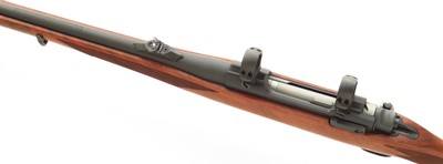 Ruger M77 Hawkeye International .270 Winchester, full stock, 18-5-inch, matte, open sights, ring mounts, great bore, over 95 percent - Image 3 of 12