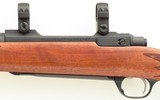 Ruger M77 Hawkeye International .270 Winchester, full stock, 18-5-inch, matte, open sights, ring mounts, great bore, over 95 percent - Image 6 of 12