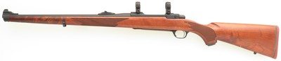 Ruger M77 Hawkeye International .270 Winchester, full stock, 18-5-inch, matte, open sights, ring mounts, great bore, over 95 percent - Image 2 of 12
