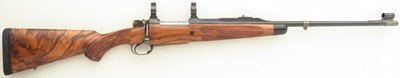 Granite Mountain Arms .300 H&H Magnum with custom stock by Glen Morovitz, banded, quarter rib, drop box (5+1), AAA English, new & unfired, layaway