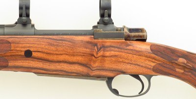 Granite Mountain Arms .300 H&H Magnum with custom stock by Glen Morovitz, banded, quarter rib, drop box (5+1), AAA English, new & unfired, layaway - Image 6 of 15