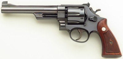 Smith & Wesson Model 27 (no dash) .357 Magnum, four screw, 6.5-inch, 1961, S207659, superb bore, 95 percent, layaway - Image 2 of 11