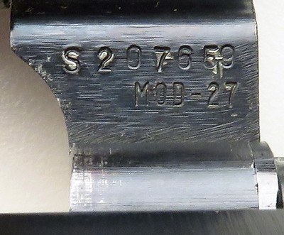 Smith & Wesson Model 27 (no dash) .357 Magnum, four screw, 6.5-inch, 1961, S207659, superb bore, 95 percent, layaway - Image 10 of 11