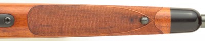 Left hand Goudy custom 7mm Remington Magnum, Mathieu, PacNor, Dayton Traister, Swarovski, AA English, skeleton, superb bore, 95 percent, layaway - Image 13 of 13