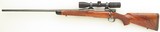 Left hand Goudy custom 7mm Remington Magnum, Mathieu, PacNor, Dayton Traister, Swarovski, AA English, skeleton, superb bore, 95 percent, layaway - Image 1 of 13