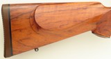 Left hand Goudy custom 7mm Remington Magnum, Mathieu, PacNor, Dayton Traister, Swarovski, AA English, skeleton, superb bore, 95 percent, layaway - Image 9 of 13