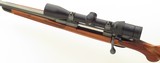 Left hand Goudy custom 7mm Remington Magnum, Mathieu, PacNor, Dayton Traister, Swarovski, AA English, skeleton, superb bore, 95 percent, layaway - Image 3 of 13