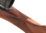 Left hand Aaron Little custom Winchester Model 70 .280 Ackley Improved, Krieger, Schmidt & Bender, 8 pounds, 14-inch LOP, superb bore, 97%, layaway - Image 10 of 15