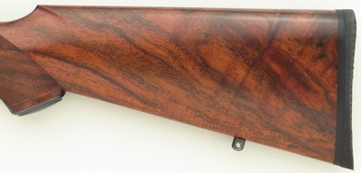 Left hand Aaron Little custom Winchester Model 70 .280 Ackley Improved, Krieger, Schmidt & Bender, 8 pounds, 14-inch LOP, superb bore, 97%, layaway - Image 8 of 15