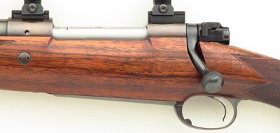 Left hand Aaron Little Winchester 70 .375 H&H Magnum, 4+1, 14.2 LOP, ERA, Talley, rust blue, never hunted, over 98%, layaway - Image 5 of 14