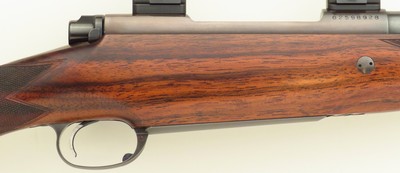 Left hand Aaron Little Winchester 70 .375 H&H Magnum, 4+1, 14.2 LOP, ERA, Talley, rust blue, never hunted, over 98%, layaway - Image 6 of 14