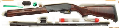 Remington 1100 Sporting .410, Ilion, 27-inch vent, upgraded walnut, five tubes, box, papers, barrel weight, unfired & unassembled, pristine, layaway - Image 3 of 4