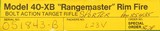 Remington 40-X Rangemaster .22 LR repeater, great walnut, unfired in original box, layaway - Image 15 of 15