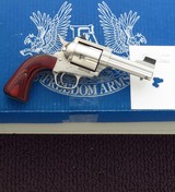 Special Order Freedom Arms 1997 Premier Grade .44 Special, 3.5-inch, fluted, polished/jeweled/tuned, round butt, great target, box, 95%+, layaway - Image 1 of 11