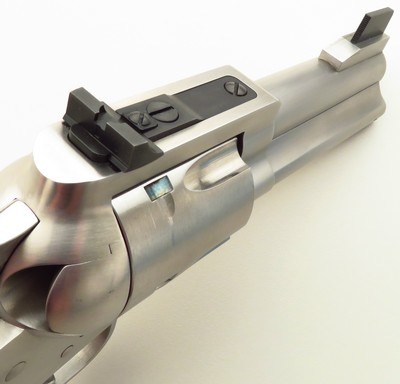 Special Order Freedom Arms 1997 Premier Grade .44 Special, 3.5-inch, fluted, polished/jeweled/tuned, round butt, great target, box, 95%+, layaway - Image 4 of 11