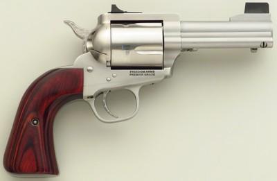 Special Order Freedom Arms 1997 Premier Grade .44 Special, 3.5-inch, fluted, polished/jeweled/tuned, round butt, great target, box, 95%+, layaway - Image 2 of 11