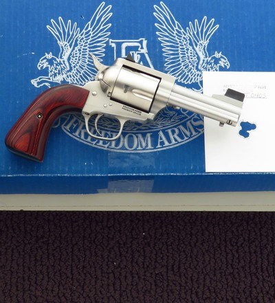 Special Order Freedom Arms 1997 Premier Grade .44 Special, 3.5-inch, fluted, polished/jeweled/tuned, round butt, great target, box, 95%+, layaway - Image 1 of 11