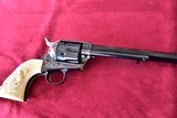 COLT SAA 44-40 CAL with CARVED IVORY GRIPS - 2 of 12