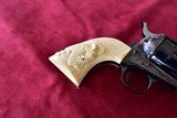 COLT SAA 44-40 CAL with CARVED IVORY GRIPS - 4 of 12