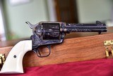 COLT SAA 2nd GENERATION FULLY ENGRAVED WITH IVORY GRIPS - 1 of 15