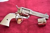 COLT SAA 45LC CAL WITH EXTRA 45ACP CYLINDER and IVORY GRIPS - 11 of 13