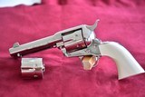 COLT SAA 45LC CAL WITH EXTRA 45ACP CYLINDER and IVORY GRIPS - 12 of 13