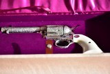 COLT SAA INTERPOL 4 3/4 CUSTOM SILVER FINISH - 14 of 15