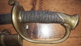 Model 1850 Foot Officer Sword and Scabbard by Roby - 8 of 15