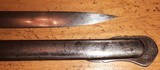 Massachusetts Officer's Sword, Blade Etching Mass. State Seal, Soldiers, Cannon - 8 of 15
