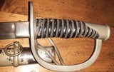 Model 1860 Cavalry Saber & Scabbard by Roby, Dated 1863 - 7 of 13