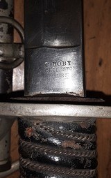 Model 1860 Cavalry Saber & Scabbard by Roby, Dated 1863 - 8 of 13