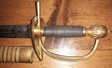 Scarce Model 1834 Officer's Sword & Scabbard, Beautiful Blade - 9 of 15