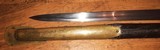 Scarce Collins Model 1840 Musician Sword and Scabbard, Minty Blade - 7 of 8