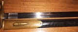 Scarce Collins Model 1840 Musician Sword and Scabbard, Minty Blade - 2 of 8