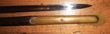 Scarce Collins Model 1840 Musician Sword and Scabbard, Minty Blade - 3 of 8