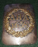 Scarce Circa 1840 Ancient and Honorable Artillery Cross Belt Plate - 2 of 8
